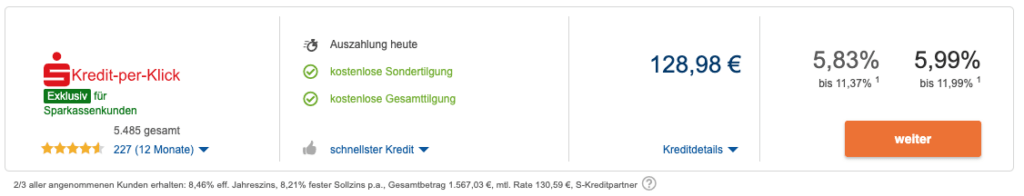 repräsentatives beispiel