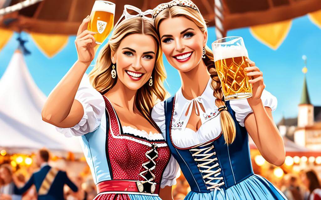 Victoria Swarowski und Krüger Dirndl
